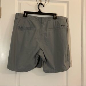 Columbia Men's Slate Gray Flat Front Shorts